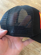 Rising Sun High Frequency Trucker Hat (Black with Sun-Blend patch)