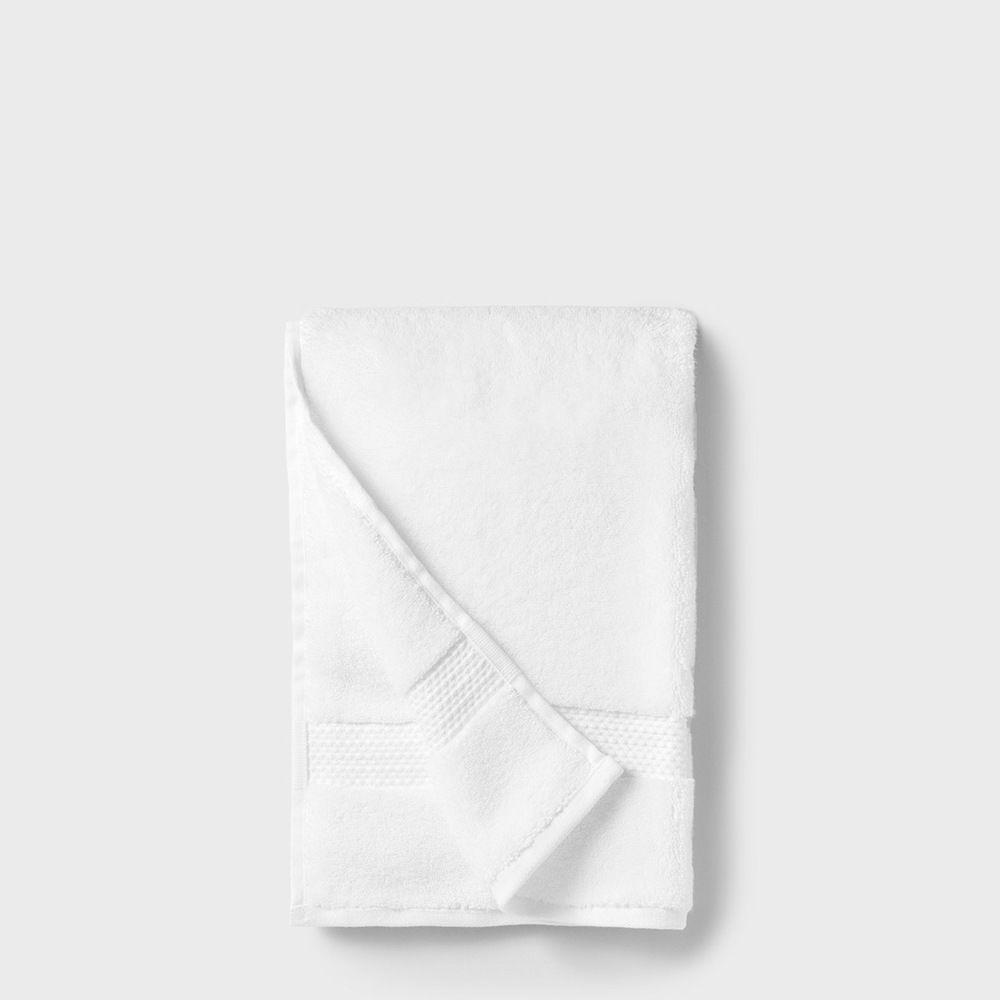 Organic Cotton White Hand Towel