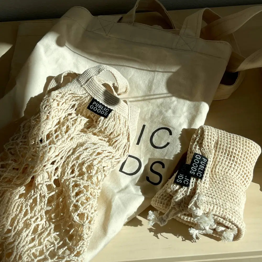 Organic Cotton Mesh Tote
