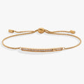 April Everyday Birthstone Pave Bolo Bracelet
