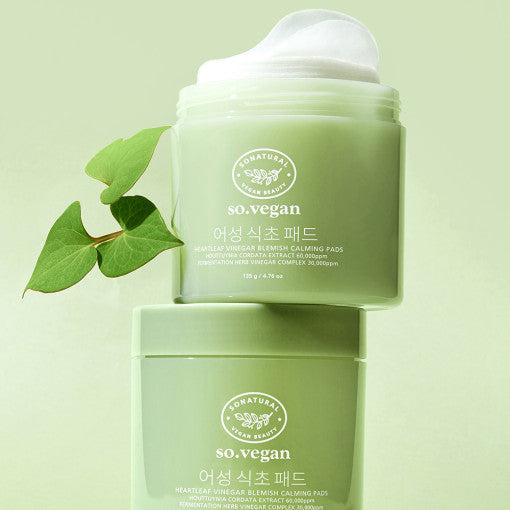 so natural So Vegan Heartleaf Vinegar Blemish Calming Pads 70pads 135g