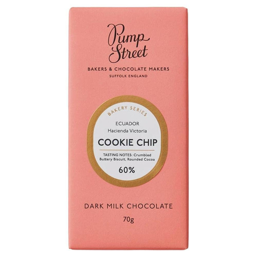 Pump Street - 'Cookie Chip' Dark Milk Chocolate Bar (70G | 60%)