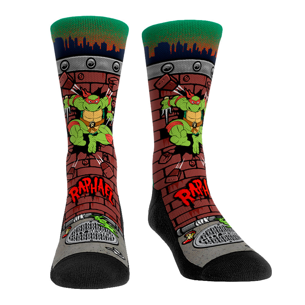 Teenage Mutant Ninja Turtles - Raphael - Breakout Crew Socks