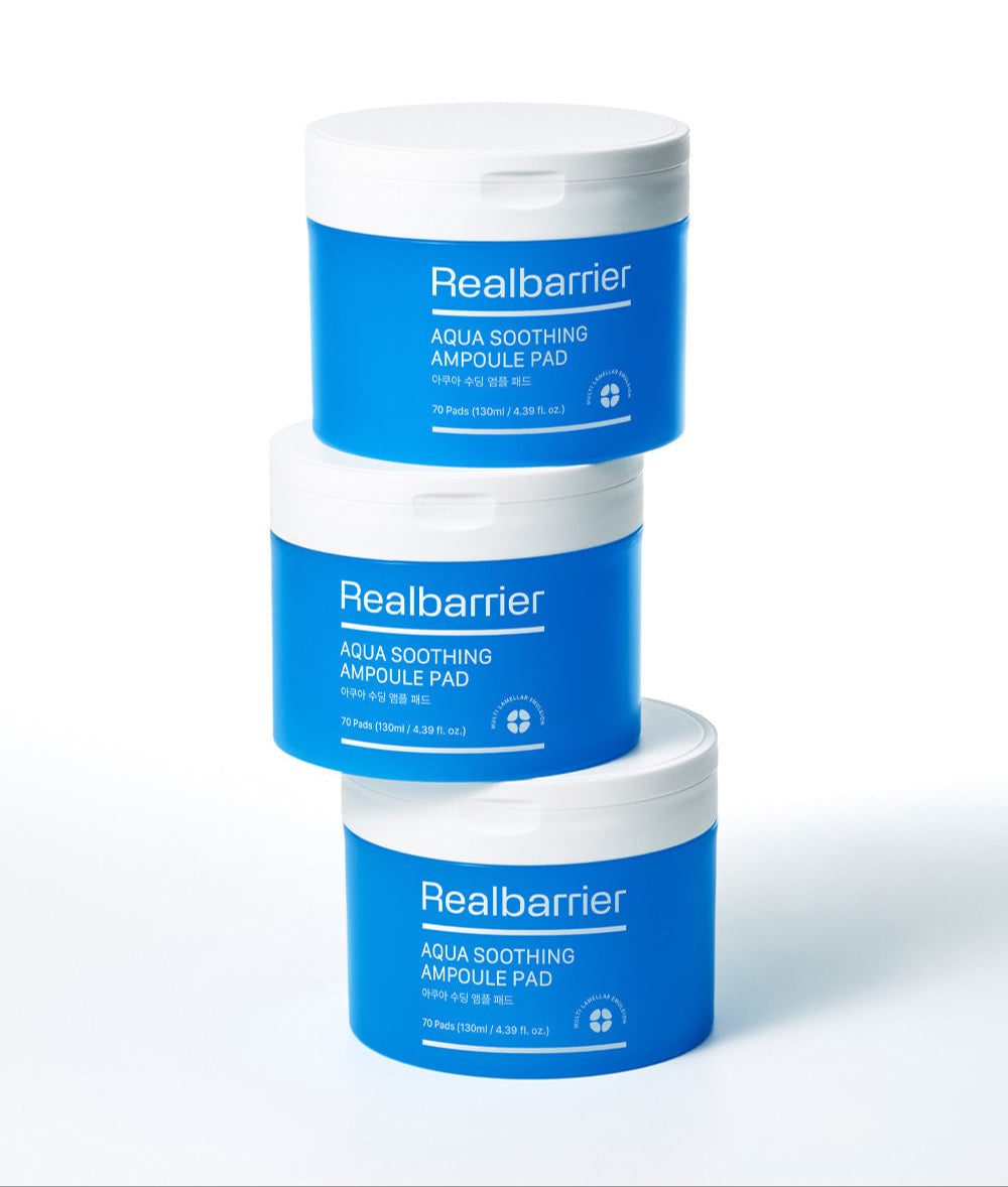 Real Barrier Aqua Soothing Ampoule Pad 130ml (70ea)