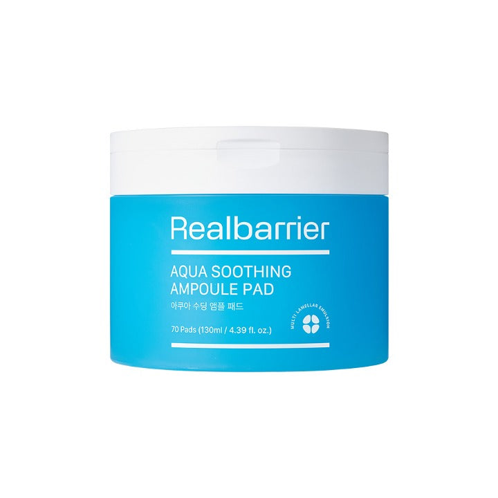 Real Barrier Aqua Soothing Ampoule Pad 130ml (70ea)