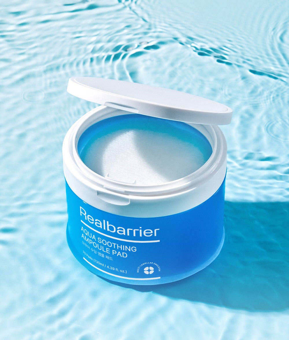 Real Barrier Aqua Soothing Ampoule Pad 130ml (70ea)