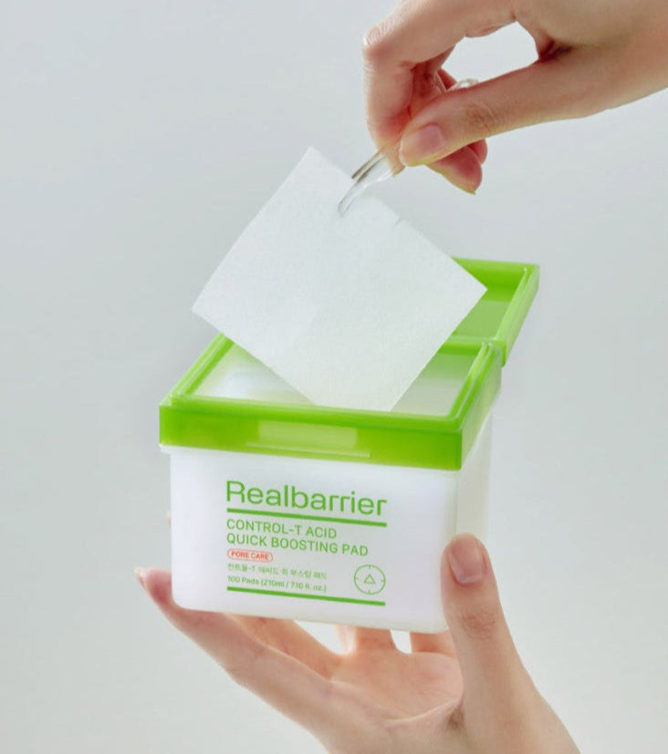 Real Barrier CONTROL-T Acid Quick Boosting Pad 210ml/100pads