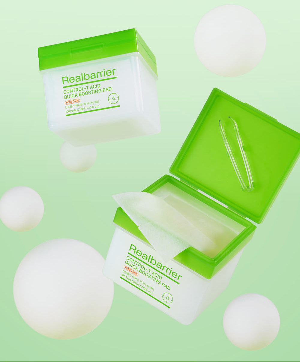 Real Barrier CONTROL-T Acid Quick Boosting Pad 210ml/100pads