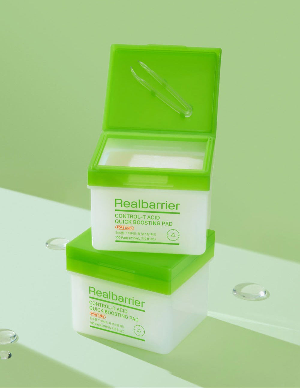 Real Barrier CONTROL-T Acid Quick Boosting Pad 210ml/100pads