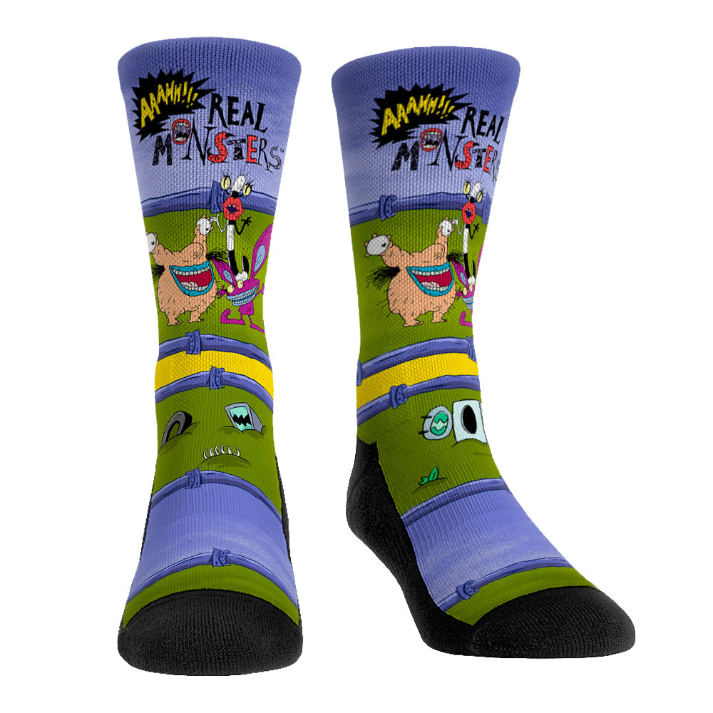 Aaahh! Real Monsters - Showtime Crew Socks