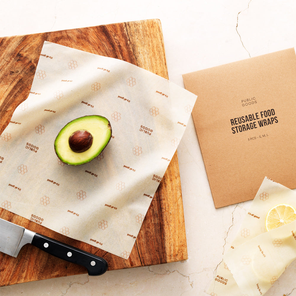 Reusable Beeswax Food Storage Wraps