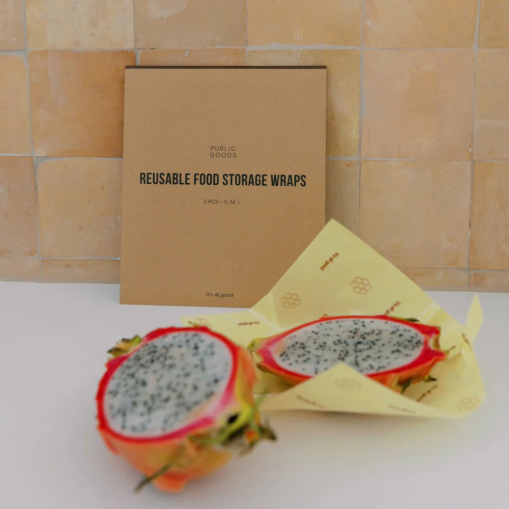 Reusable Beeswax Food Storage Wraps