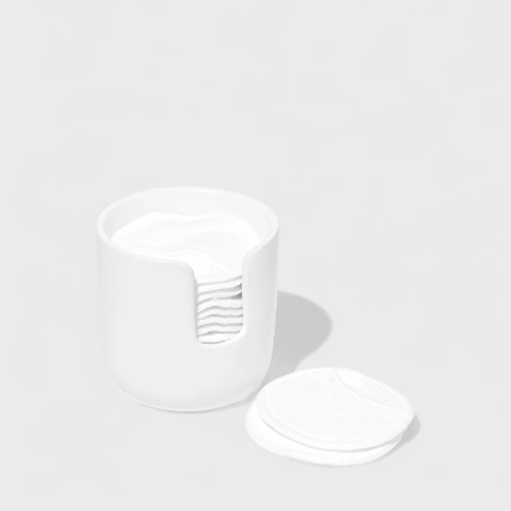 Stoneware Cleansing Rounds Holder & Cleansing Rounds