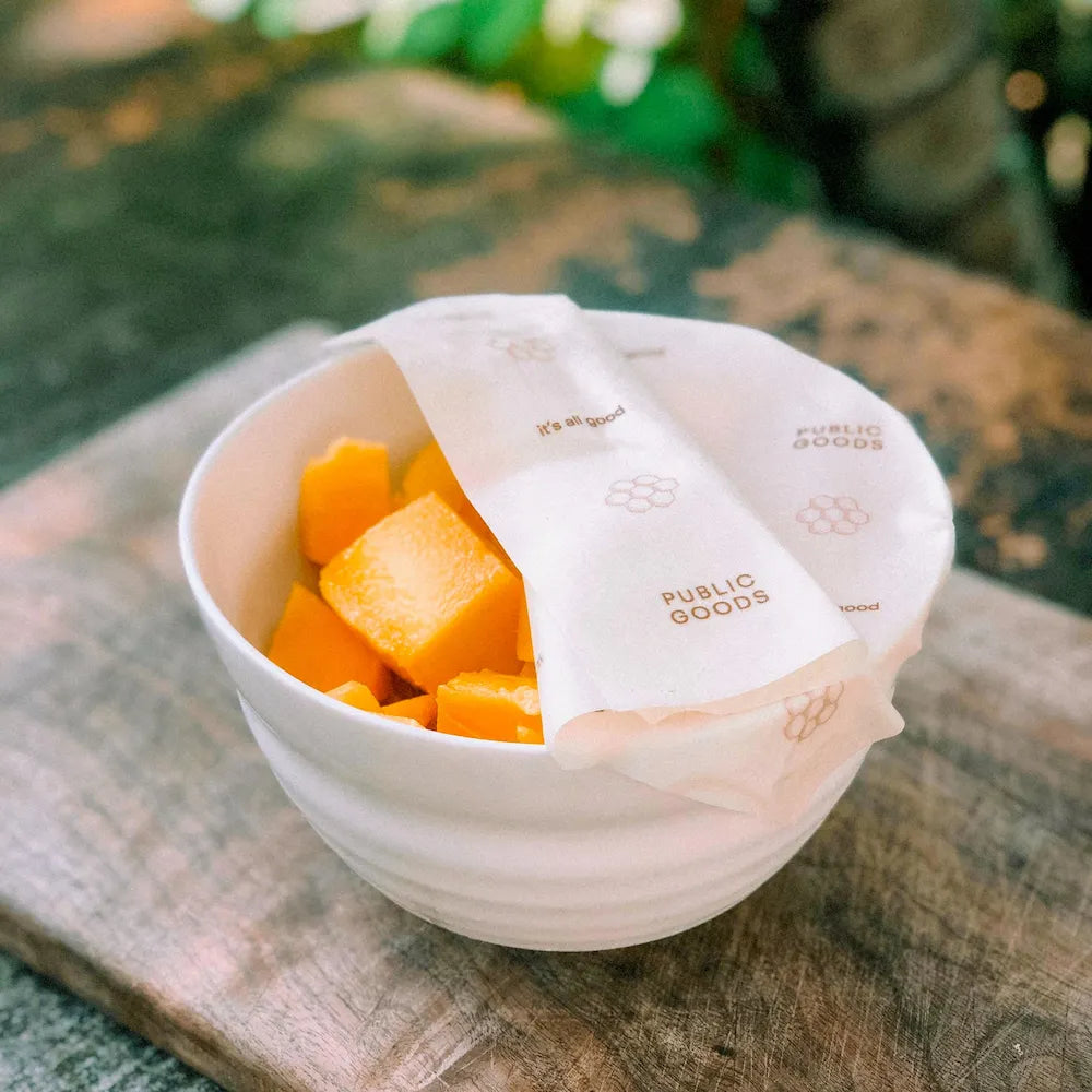 Reusable Beeswax Food Storage Wraps