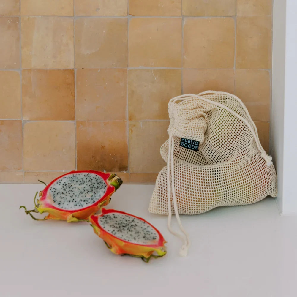 Organic Cotton Mesh Produce Bags