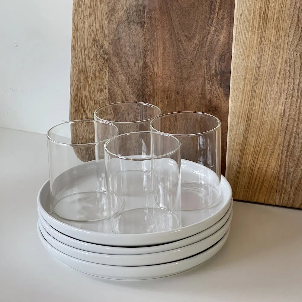Glass Drinkware Set
