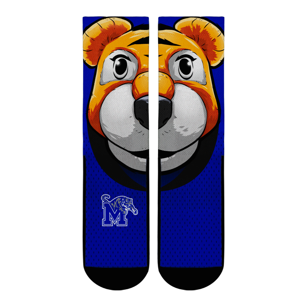 Memphis Tigers - Mascot Crew Socks