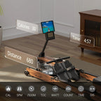 WR3L Tri-fold Water Rowing Machine