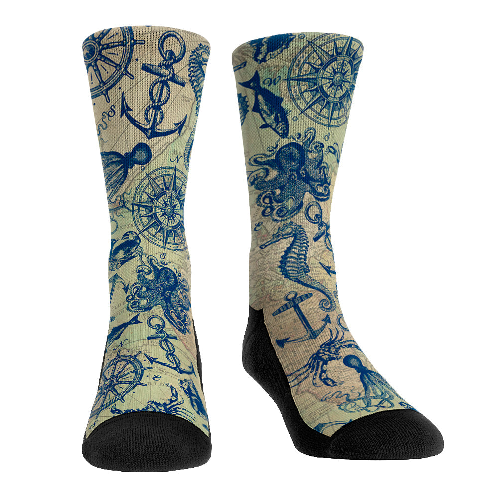 Seas The Day Crew Socks
