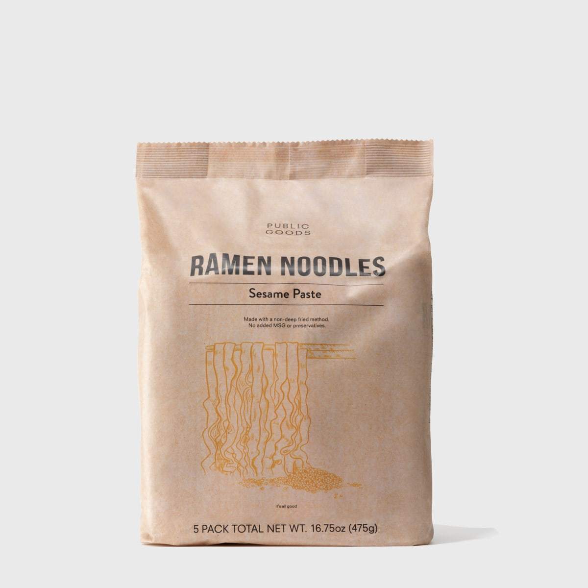 Sesame Paste Ramen Noodles