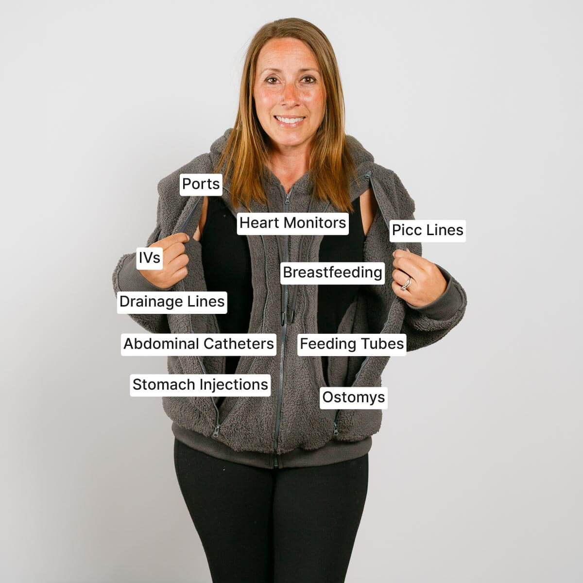 Sherpa Multi-Access Zip Hoodie