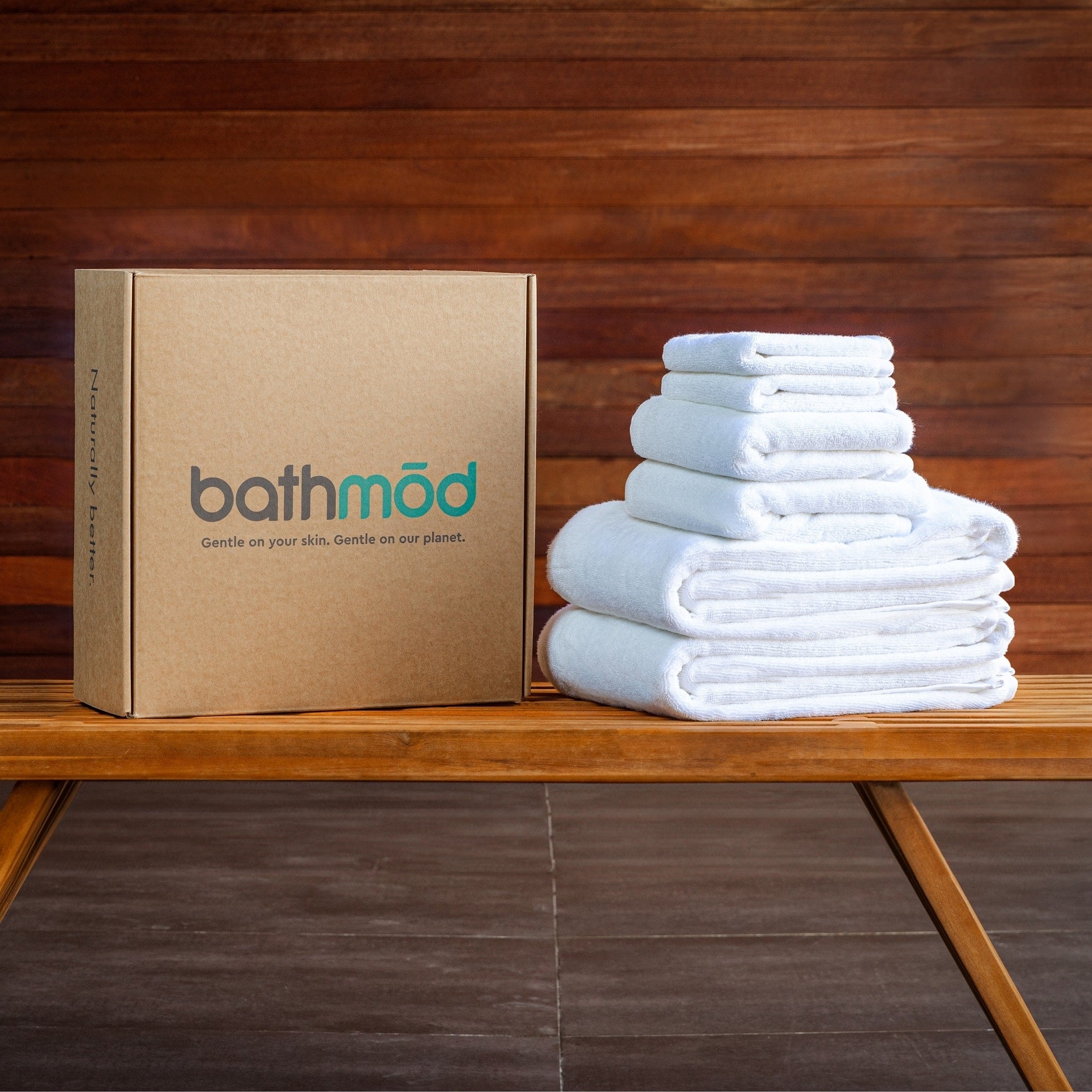 Luxury Organic Bath Six Piece Towel Set | Soft, Plush, Eco - Friendly Towels