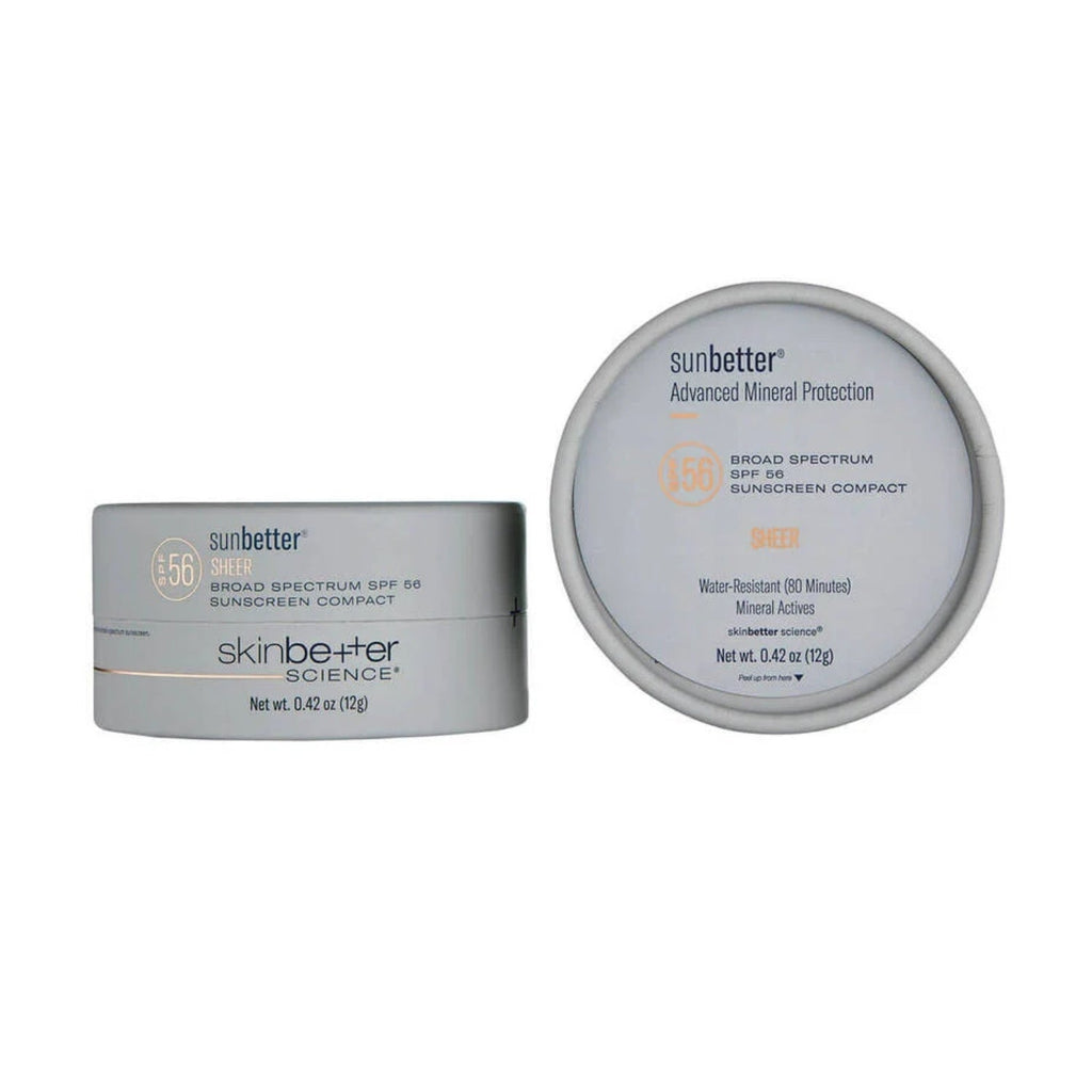 SunBetter SHEER SPF 56 Sunscreen Compact 0.42 Oz