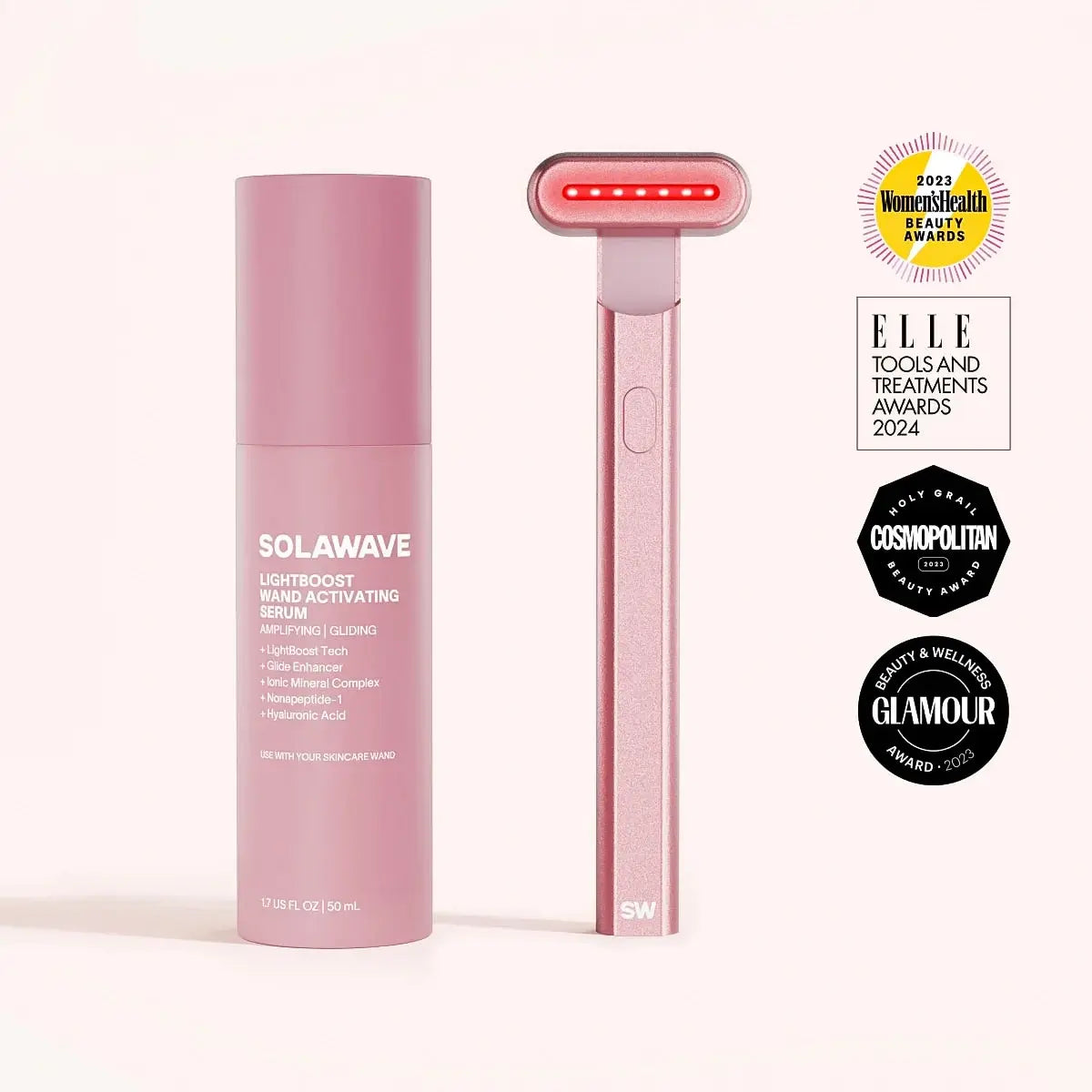 4-in-1 Red Light Therapy Wand & Activating Serum Kit - WONDERWALL