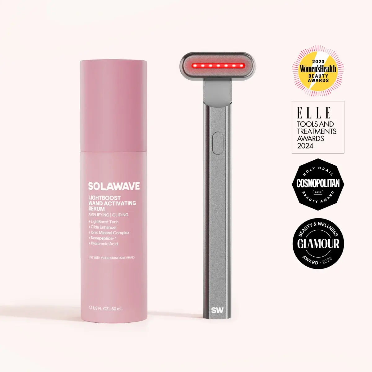 4-in-1 Red Light Therapy Wand & Activating Serum Kit - WONDERWALL