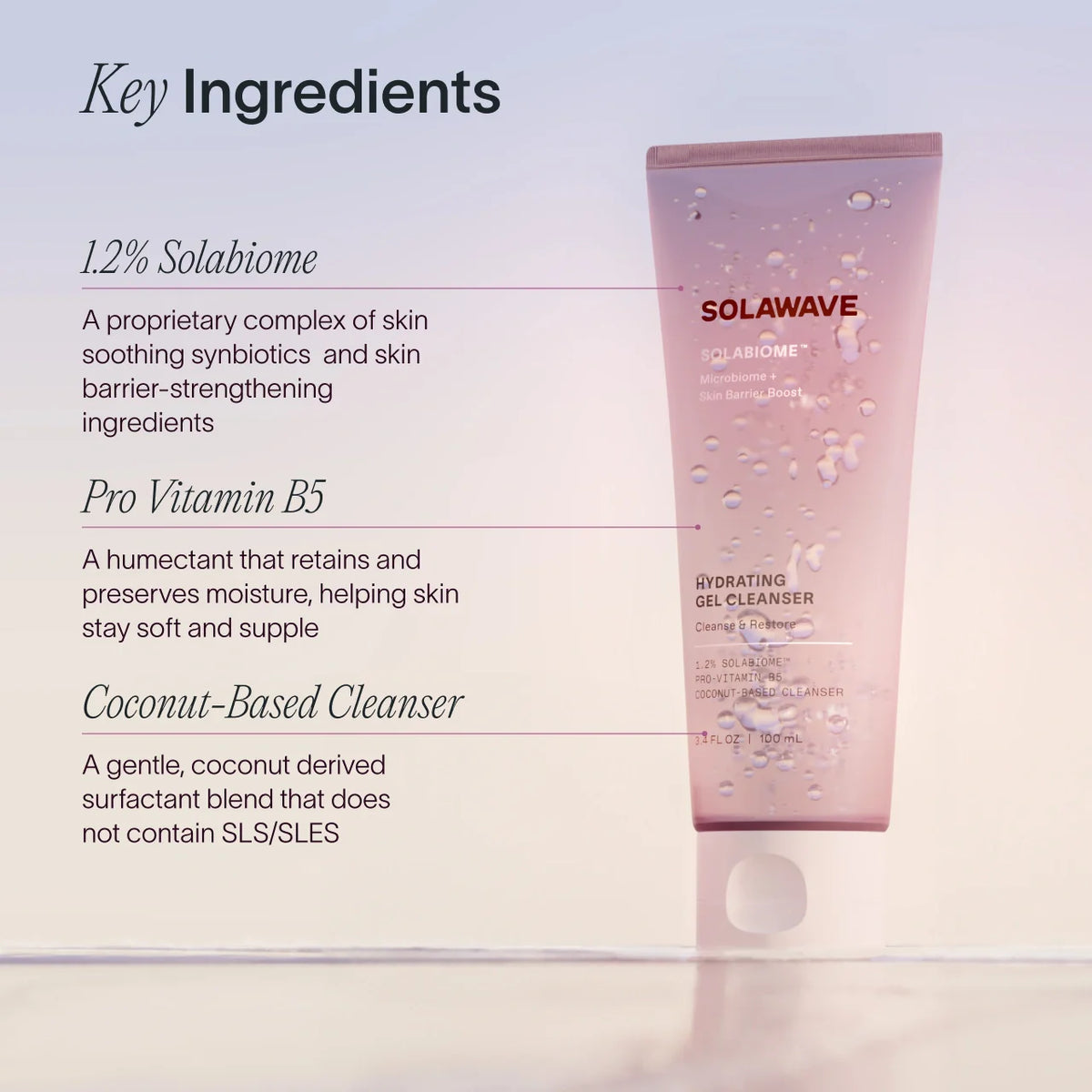 Pre- & Probiotic Hydrating Gel Cleanser - WONDERWALL