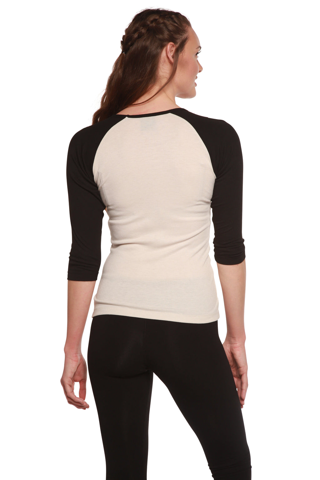 Clearance Women's Bamboo Viscose/Sorona 3/4 Sleeve T-Shirt - WONDERWALL