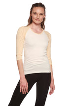 Clearance Women's Bamboo Viscose/Sorona 3/4 Sleeve T-Shirt - WONDERWALL