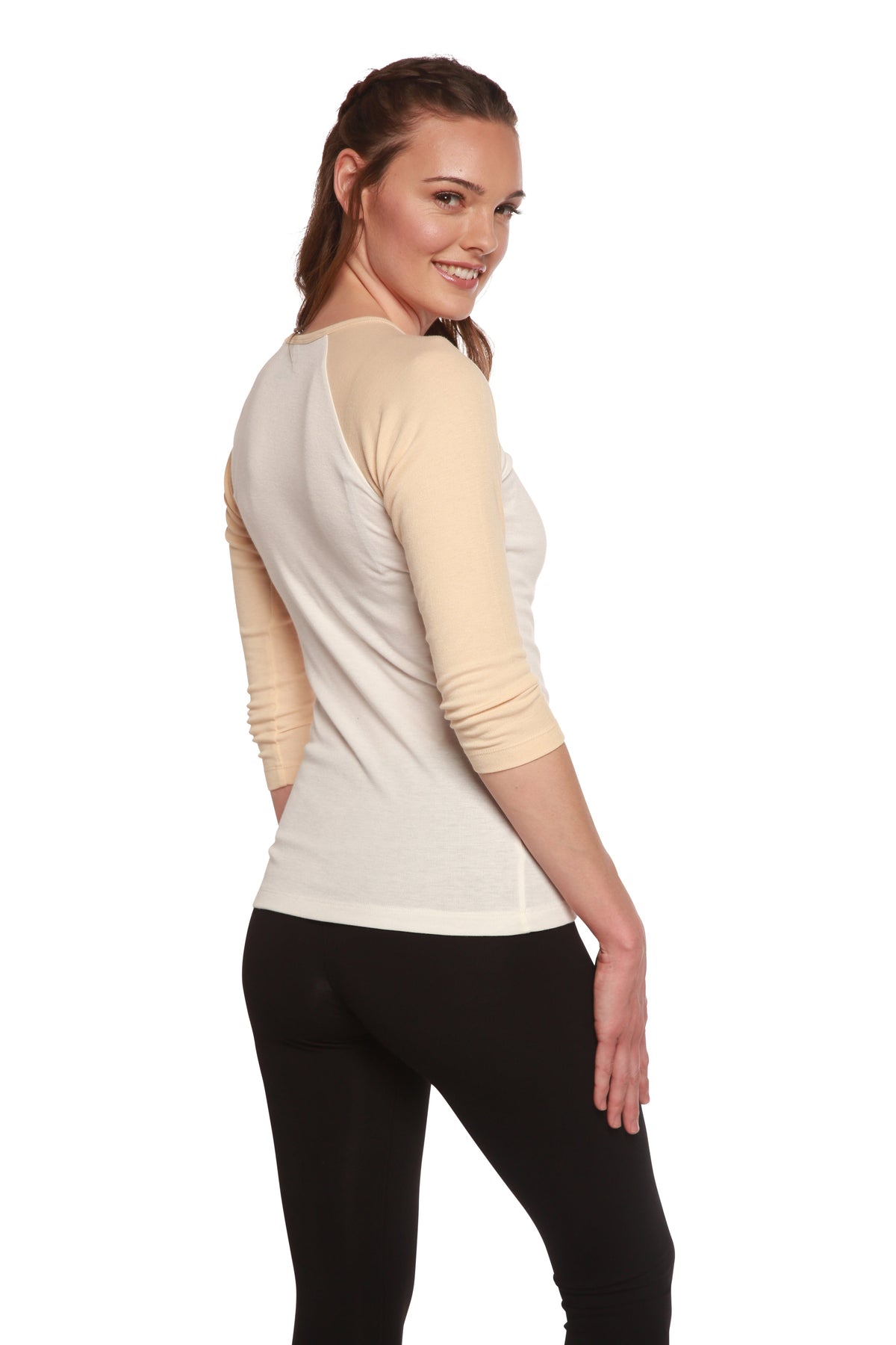 Clearance Women's Bamboo Viscose/Sorona 3/4 Sleeve T-Shirt - WONDERWALL