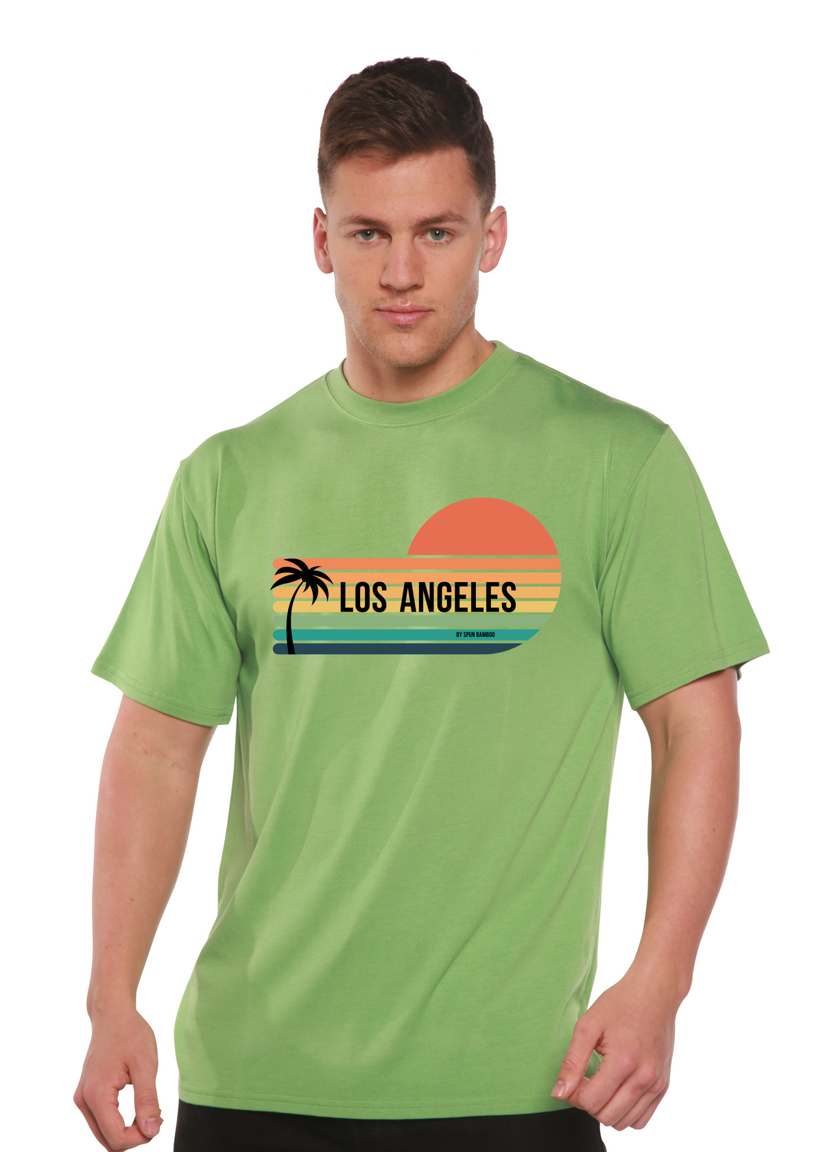 Los Angeles Spun Bamboo Unisex Bamboo Viscose/Organic Cotton Short Sleeve Graphic T-Shirt - WONDERWALL