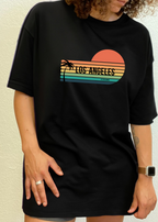 Los Angeles Spun Bamboo Unisex Bamboo Viscose/Organic Cotton Short Sleeve Graphic T-Shirt - WONDERWALL