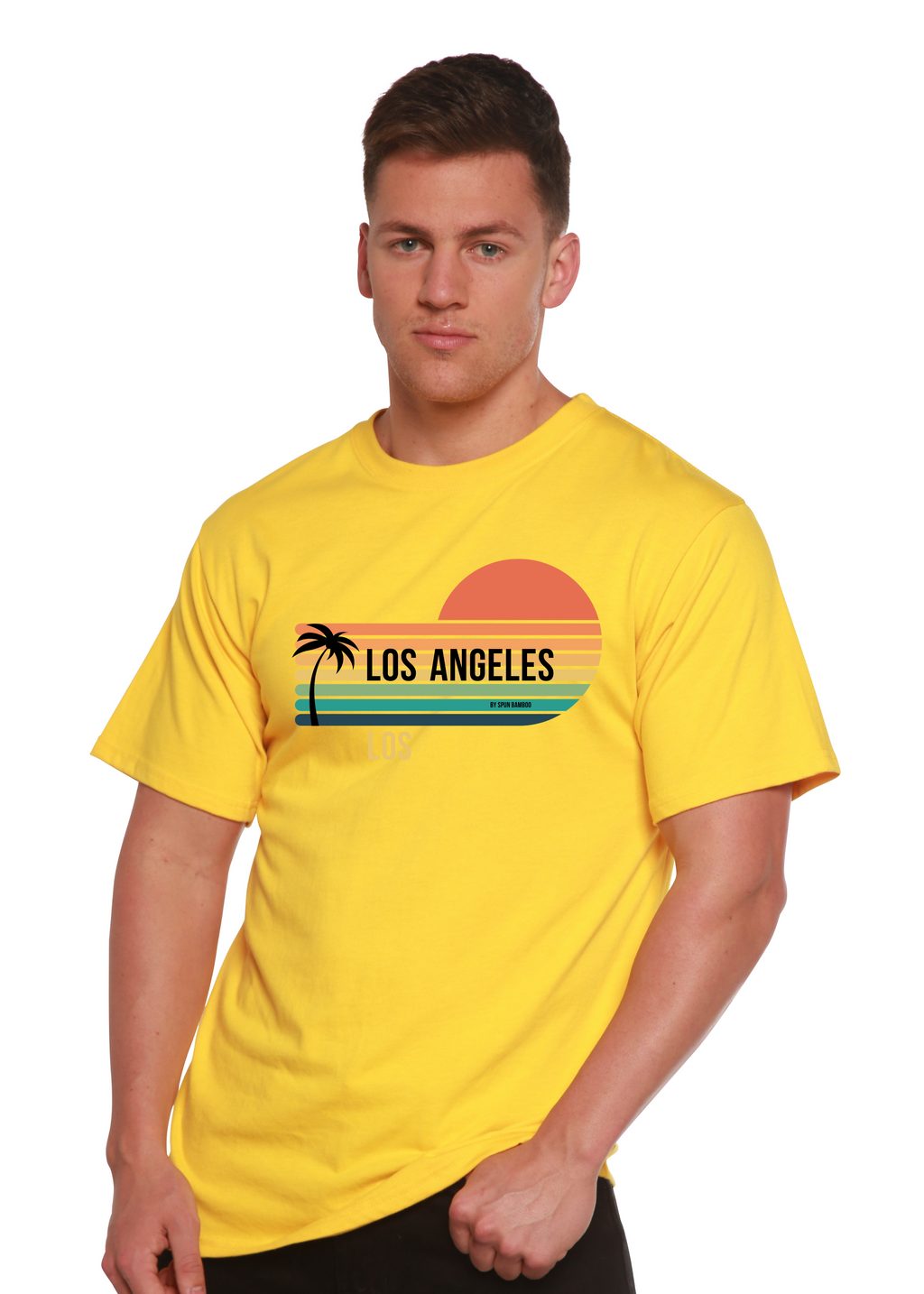 Los Angeles Spun Bamboo Unisex Bamboo Viscose/Organic Cotton Short Sleeve Graphic T-Shirt - WONDERWALL