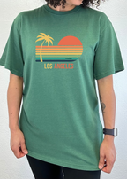Los Angeles Unisex Bamboo Viscose/Organic Cotton Short Sleeve Graphic T-Shirt - WONDERWALL