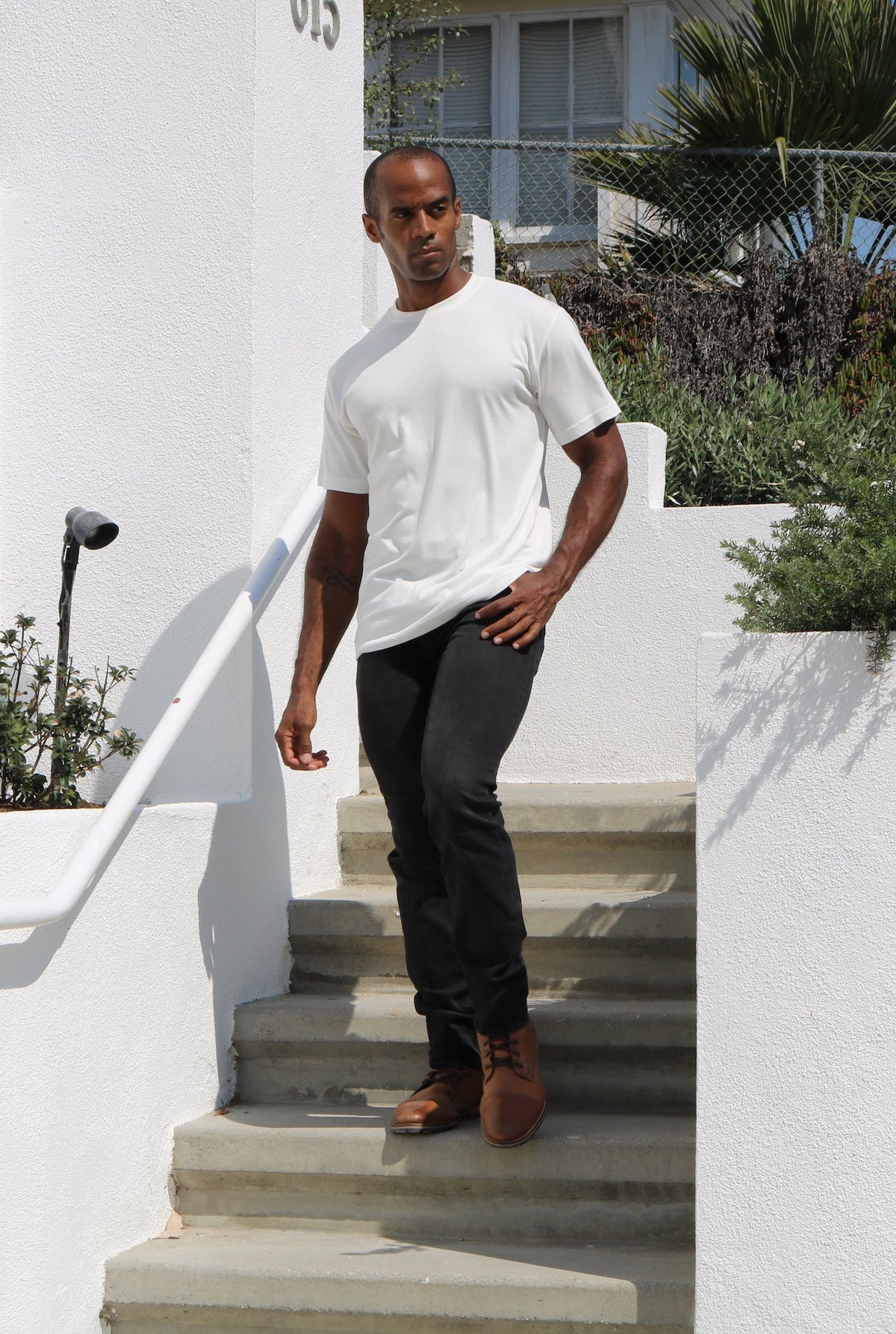 The Original Men's Bamboo Viscose/Organic Cotton Short Sleeve T-Shirt - Classic Cut - WONDERWALL