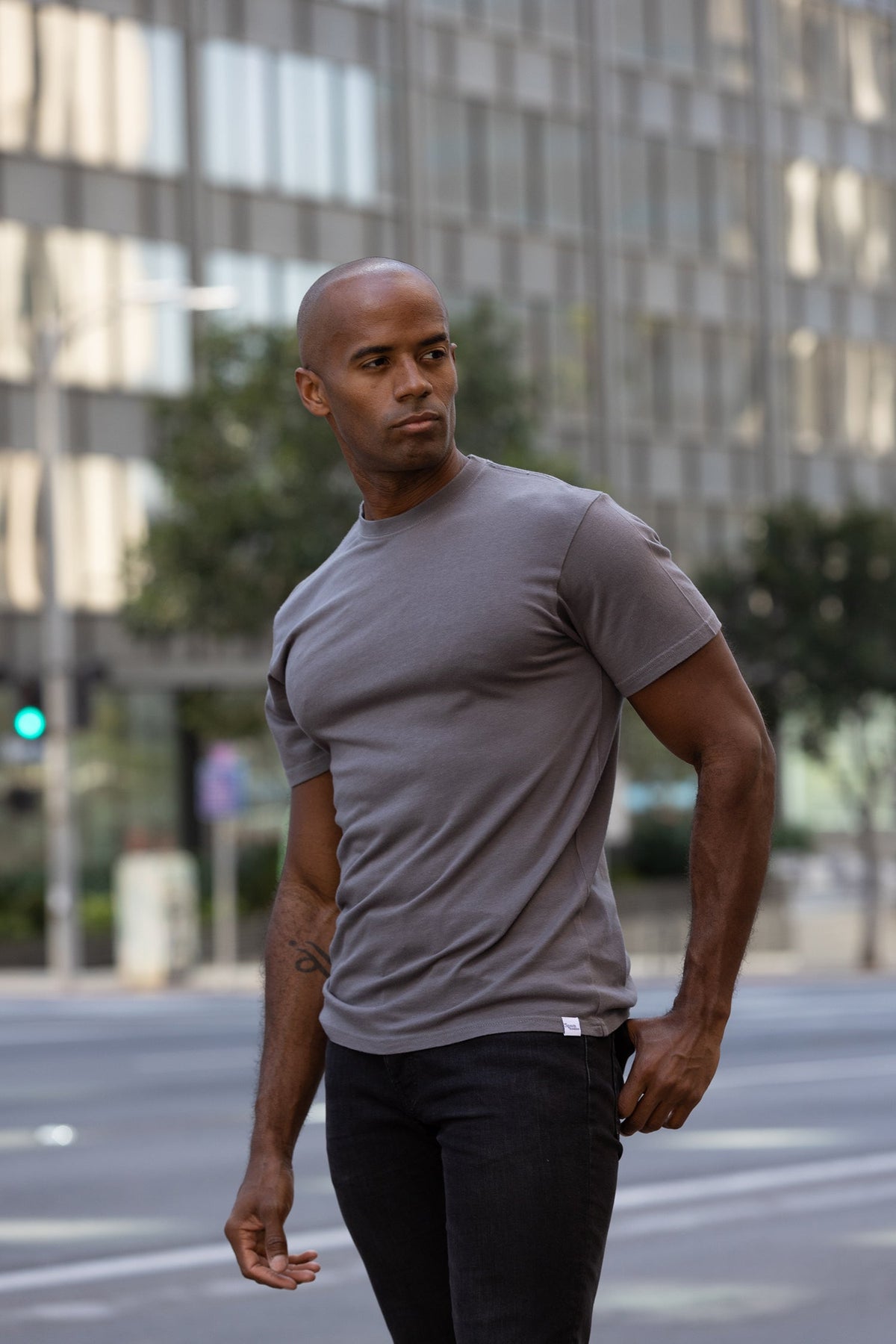 The Original Men's Bamboo Viscose/Organic Cotton Short Sleeve T-Shirt - Classic Cut - WONDERWALL