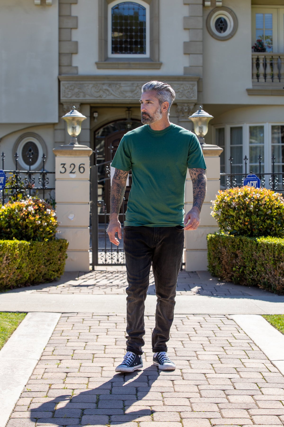 The Original Men's Bamboo Viscose/Organic Cotton Short Sleeve T-Shirt - Classic Cut - WONDERWALL