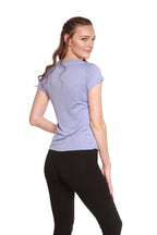 Women's 100% Bamboo Viscose Scoop Neck Short Sleeve T-Shirt - WONDERWALL