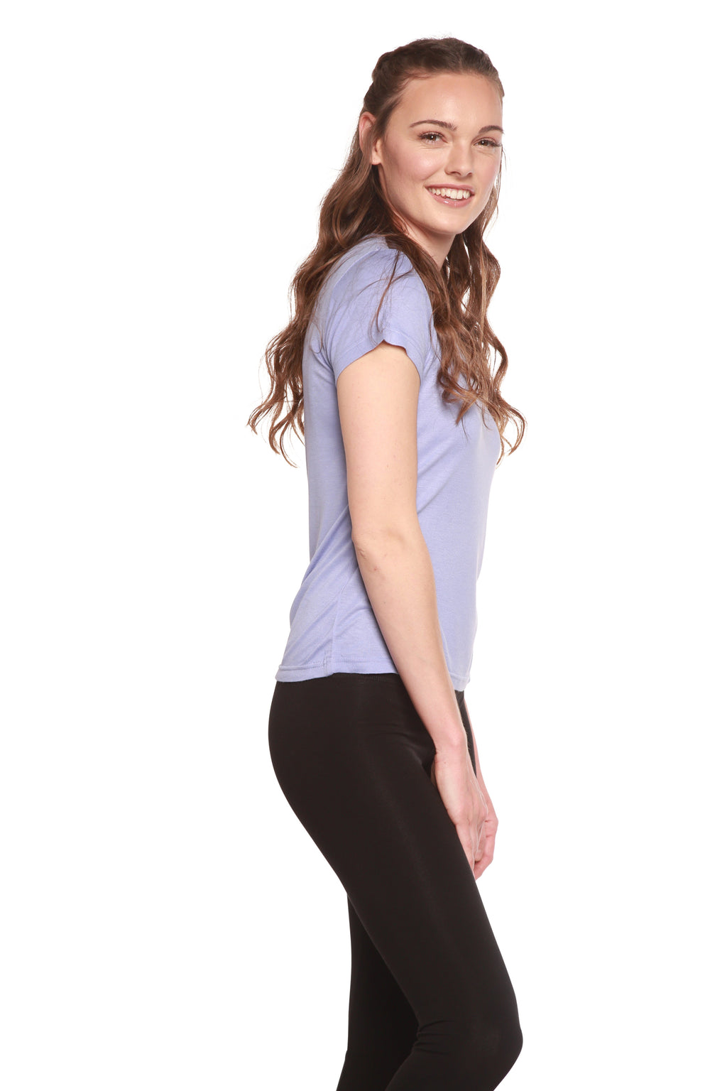 Women's 100% Bamboo Viscose Scoop Neck Short Sleeve T-Shirt - WONDERWALL