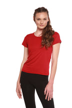 Women's 100% Bamboo Viscose Scoop Neck Short Sleeve T-Shirt - WONDERWALL