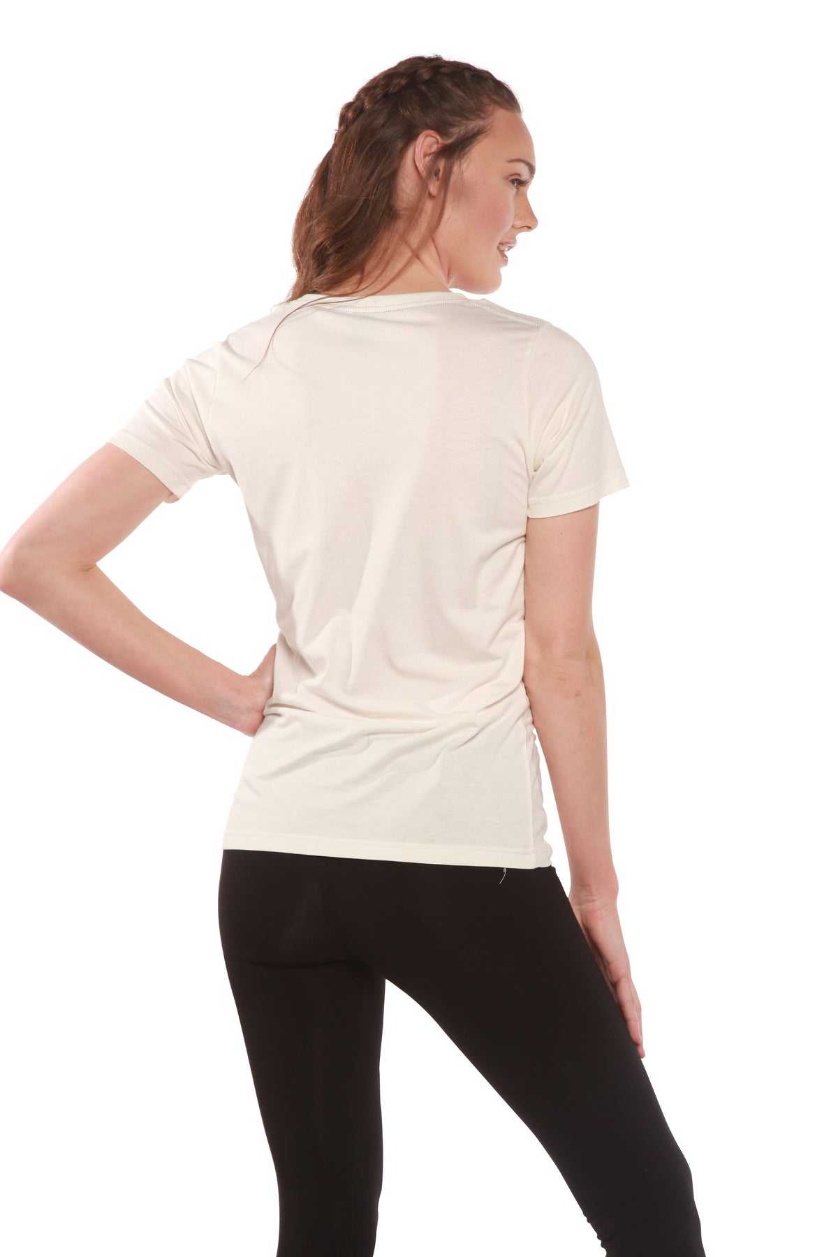 Women's Bamboo/Cotton Short Sleeve Scoop Neck T-Shirt - WONDERWALL