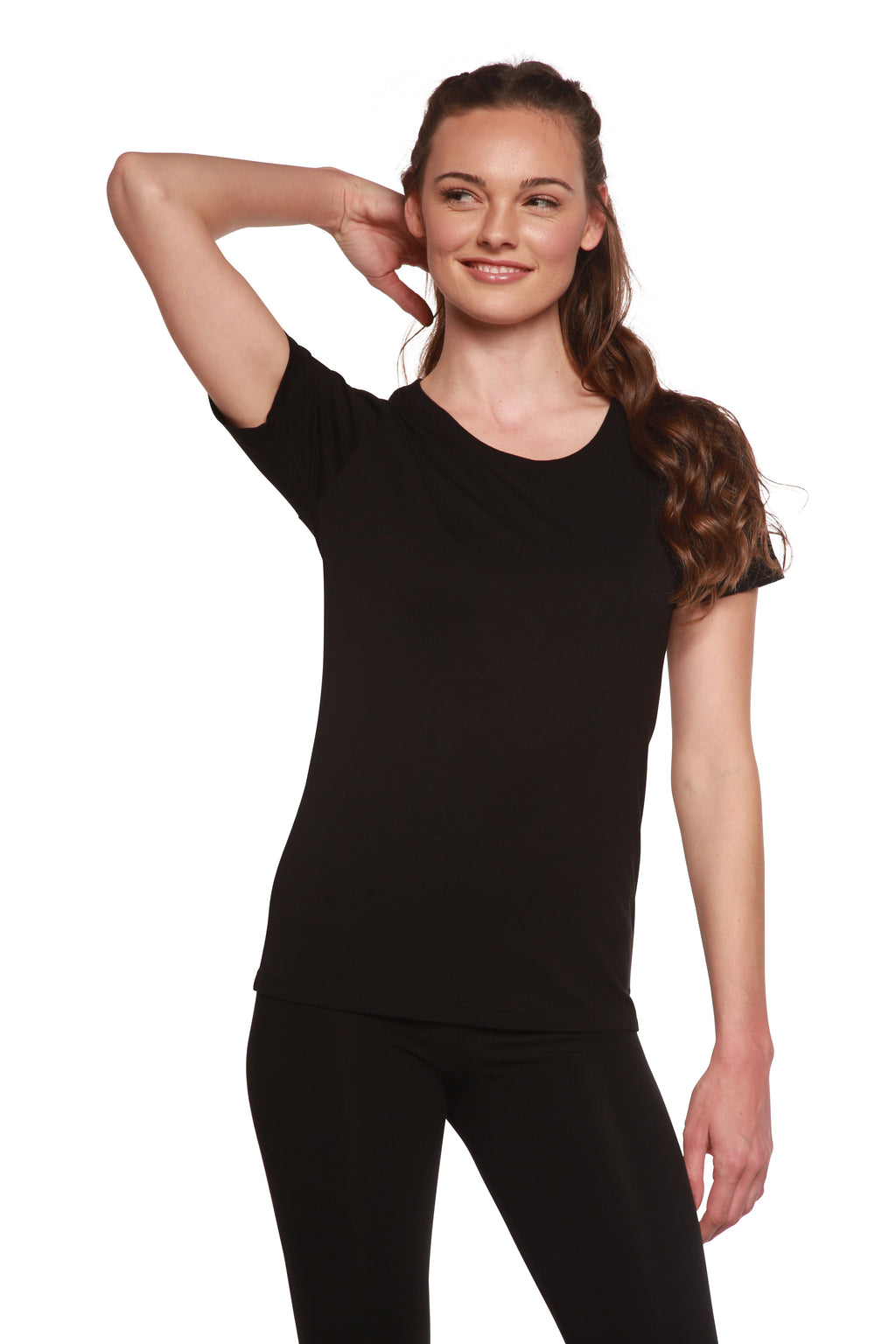 Women's Bamboo/Cotton Short Sleeve Scoop Neck T-Shirt - WONDERWALL