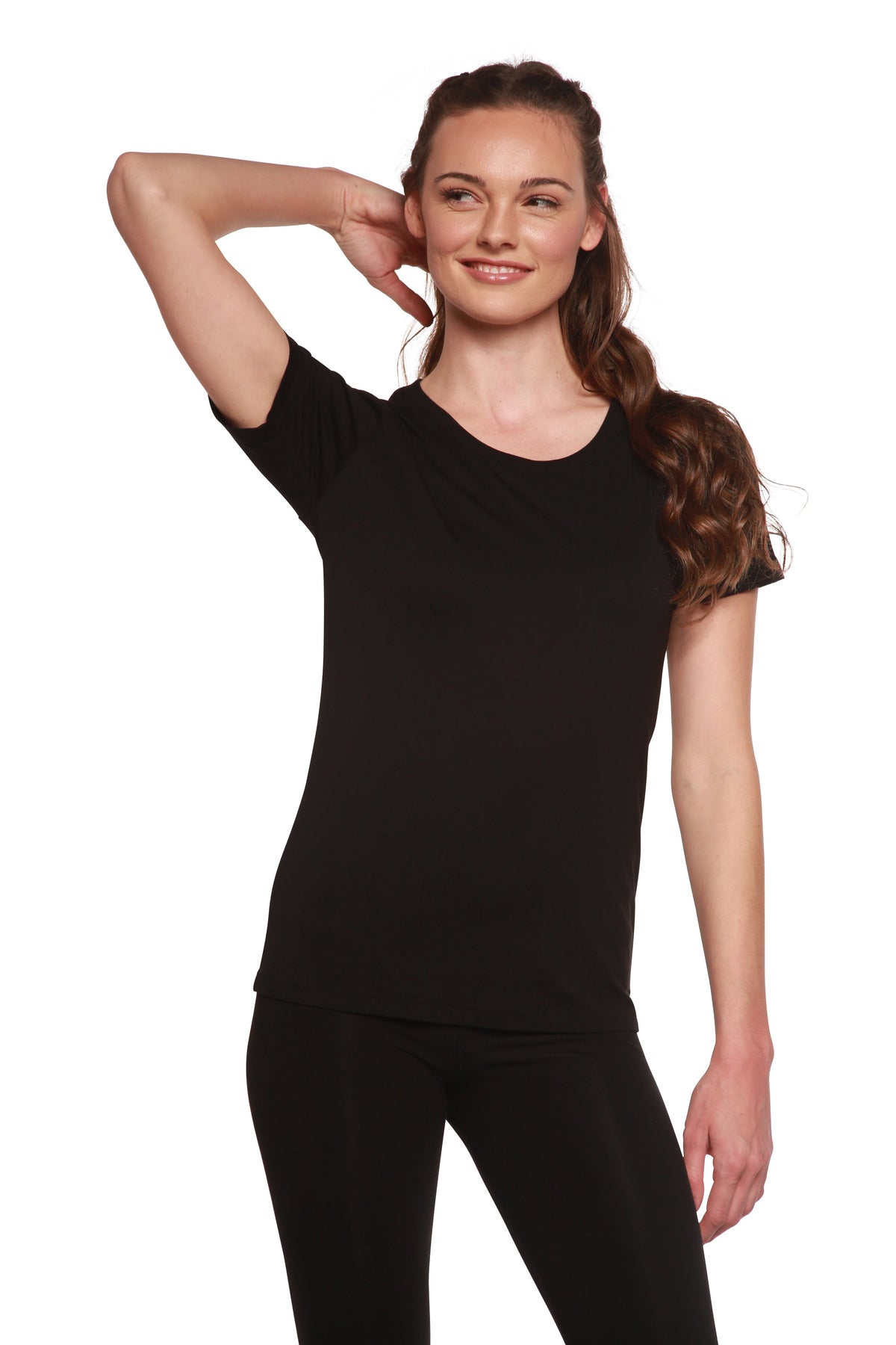 Women's Bamboo/Cotton Short Sleeve Scoop Neck T-Shirt - WONDERWALL