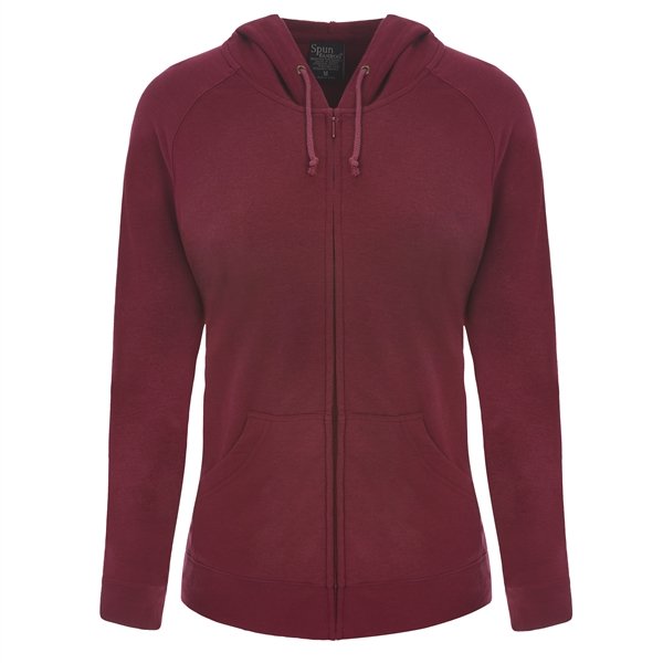 Women's Bamboo French Terry Zip Hooded Sweatshirt - WONDERWALL