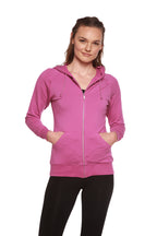 Women's Bamboo French Terry Zip Hooded Sweatshirt - WONDERWALL