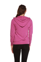 Women's Bamboo French Terry Zip Hooded Sweatshirt - WONDERWALL
