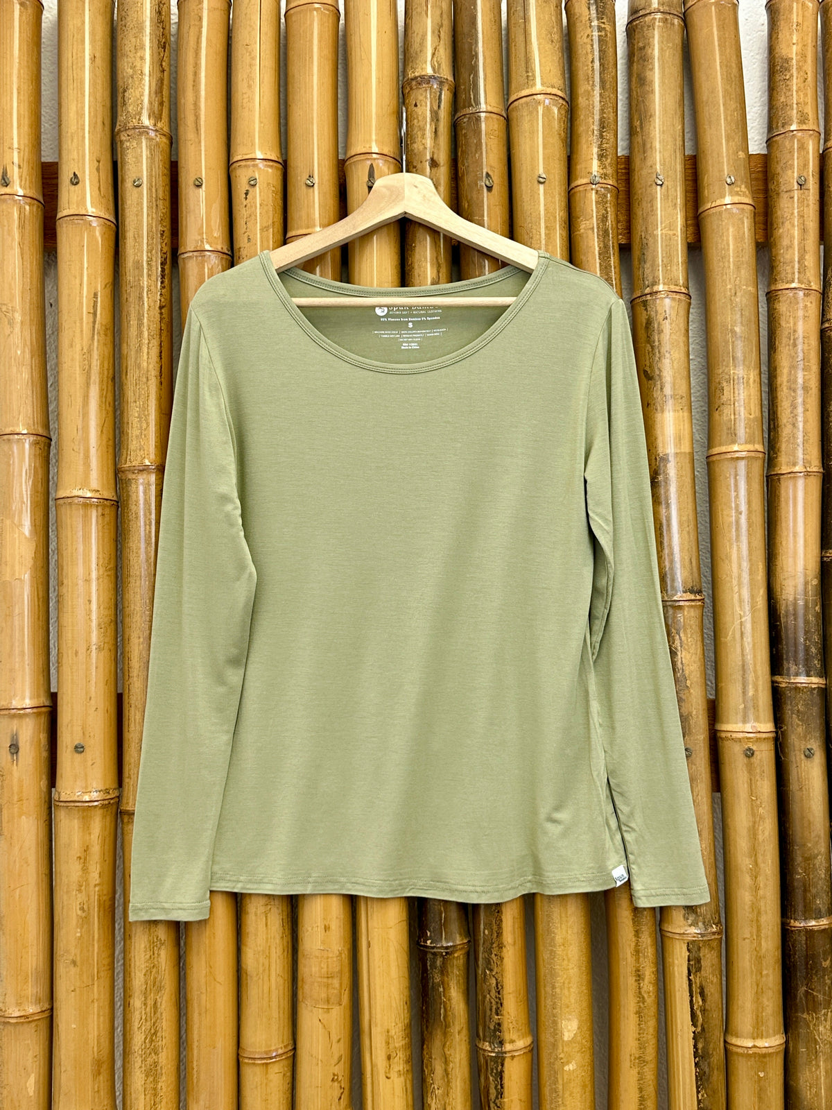 Women's Bamboo Lounge Long Sleeve T-Shirt - WONDERWALL